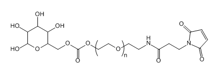 Glucose-PEG-NH-MAL；Glucose-PEG-Mal；葡糖糖-聚乙二醇-氨基-马来酰亚胺
