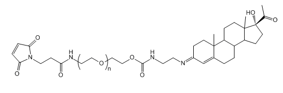 Mal-PEG-Progestrone；马来酰亚胺-聚乙二醇-孕酮；Maleimide-PEG-Progestrone