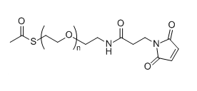 Acetylthio-PEG-Mal；乙酰基巯基-聚乙二醇-马来酰亚胺；Acetylthio-PEG-Maleimide