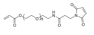AC-PEG-Mal；α-丙烯酸酯基-ω-马来酰亚胺基聚乙二醇；Acrylate-PEG-Maleimide