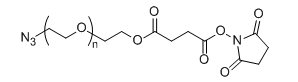 Azide-PEG-Succinimidyl Succinate ester；N3-PEG-SS