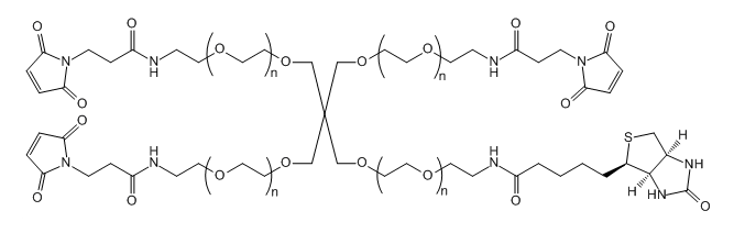 4-ArmPEG-(3Mal-1Biotin)应用于医学研究