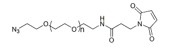 N3-PEG-Mal；Azide-PEG-Maleimide；α-叠氮基-ω-马来酰亚胺基聚乙二醇