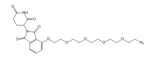 CAS：2380318-57-8；Thalidomide-O-PEG4-N3；沙利度胺-O-四聚乙二醇-叠氮