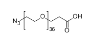 N3-PEG36-COOH；Azide-PEG36-COOH；叠氮-三十六聚乙二醇-丙酸