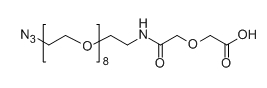 CAS：846549-37-9；2-((Azido-PEG8-carbamoyl)methoxy)acetic acid