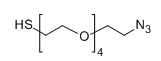 SH-PEG4-N3；巯基-四聚乙二醇-叠氮；分子式： C10H21N3O4S