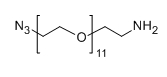 CAS：1800414-71-4；N3-PEG11-NH2；叠氮-十一聚乙二醇-氨基