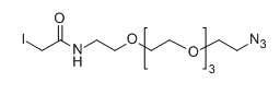 IA-PEG3-N3；lodoacetamide-PEG3-azide；碘乙酰基-三聚乙二醇-叠氮基