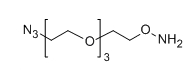 CAS：1306615-51-9；Aminooxy-PEG3-N3；分子式：C8H18N4O4