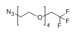 1,1,1-Trifluoroethyl-PEG4-N3；分子式：C10F3H18N3O4；分子量：301.3