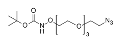 CAS：1235514-15-4；Boc-Aminoxy-PEG3-N3；分子式：C13H26N4O6