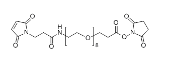 Mal-NH-PEG8-NHS；756525-93-6；Mal-NH-PEG8-CH2CH2COONHS