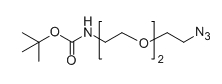CAS：950683-55-3；Boc-NH-PEG2-N3；分子式：C11H22N4O4