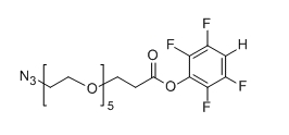 CAS ：1807505-31-2；N3-PEG5-TFP；Azido-PEG5-TFP ester