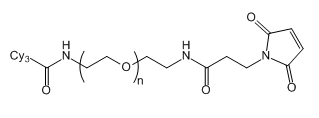 Cy3-PEG-Mal；CY3-聚乙二醇-马来酰亚胺；Cy3-PEG-Maleimide