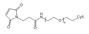 Cy5-PEG-Mal；CY5-聚乙二醇-马来酰亚胺；Cy5-PEG-Maleimide