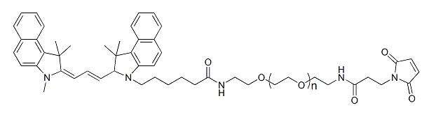 Cy3.5-PEG-Mal；CY3.5-聚乙二醇-马来酰亚胺；Cy3.5-PEG-Maleimide