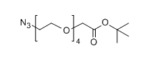 Azido-PEG4-CH2CO2tBu；N3-PEG4-CH2COOtBu；分子式：  C14H27N3O6