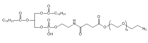 DPPE-PEG-N3；二棕榈酰磷酯酰乙醇胺-聚乙二醇-叠氮基