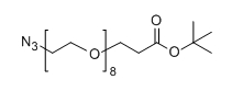 1623791-99-0；N3-PEG8-CH2CH2COOtBu；叠氮-八聚乙二醇-丙酸叔丁酯