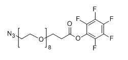 N3-PEG8-PFP ester；N3-PEG8-PFP；分子式：  C25F5H36N3O10