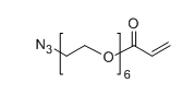 N3-PEG6-AC；Azido-PEG6-Acrylate；C15H27N3O7；分子量：  361.18