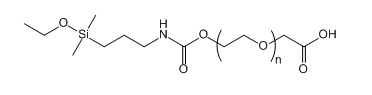 Monoethoxylsilane-PEG-COOH；单乙氧基硅烷-聚乙二醇-羧基；Monoethoxylsilane-PEG-Acid