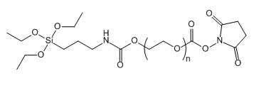 Silane-PEG-SC；硅烷-聚乙二醇-活性酯；Silane-PEG-Succinimidyl ester