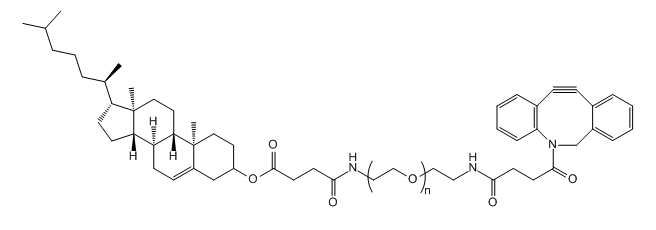 CLS-PEG-DBCO；胆固醇-聚乙二醇-二苯并环辛炔；Cholesterol-PEG-Dibenzocycolctyne
