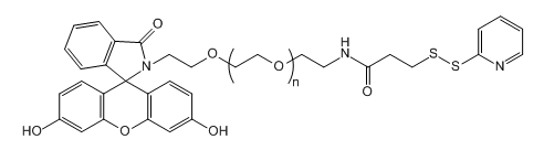 FITC-PEG-OPSS；荧光素-聚乙二醇-邻吡啶基二硫化物；Fluorescein-PEG-Ortho-Pyridyldisulfide