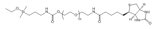 Monoethoxylsilane-PEG-Biotin；单乙氧基硅烷-聚乙二醇-生物素