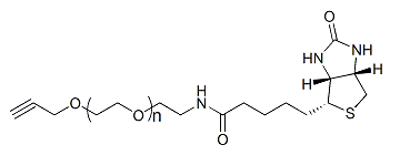 Alkyne-PEG-Biotin；炔基-聚乙二醇-生物素应用于医学研究