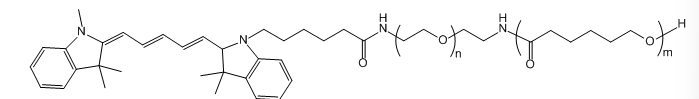 CY5-PEG-PCL(2K);CY5-PEG-Polycaprolactone(2K);CY5-聚乙二醇-聚己内酯(2K)