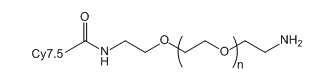 Cy7.5-PEG-NH2；花青素Cy7.5-聚乙二醇-氨基；Cyanine7.5-PEG-Amine