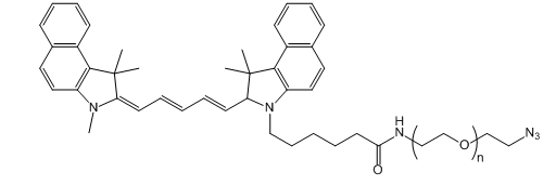 CY5.5-PEG-N3；CY5.5-聚乙二醇-叠氮基；CY5.5-PEG-Azide