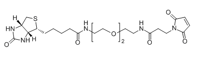 CAS No.：  305372-39-8；Biotin-PEG2-NH-Mal