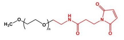 99126-64-4；mPEG-Maleimide；甲氧基聚乙二醇马来酰亚胺 