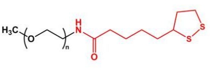 mPEG-LA；mPEG-Lipoic acid；甲氧基聚乙二醇硫辛酸 