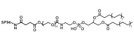 DSPE-PEG-SP94，磷脂-聚乙二醇-肝癌特异靶向肽SP94