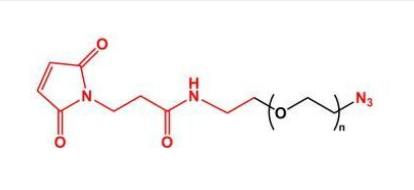 MAL-PEG-N3；马来酰亚胺聚乙二醇叠氮；MAL-PEG-Azide