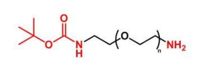 BOC-NH-PEG-NH2；叔丁氧羰基聚乙二醇氨基 ；NH2-PEG-NH-BOC
