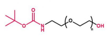 Boc-NH-PEG-OH；叔丁氧羰基聚乙二醇羟基；叔丁氧羰基-亚氨基聚乙二醇羟基