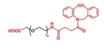 COOH-PEG-DBCO；羧基聚乙二醇二苯基环辛炔