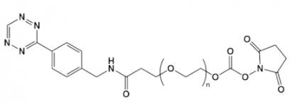 Tetrazine-PEG-NHS  四嗪-聚乙二醇-活性酯