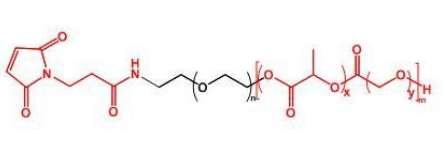 PLGA-PEG-MAL；聚乳酸-羟基乙酸共聚物聚乙二醇马来酰亚胺；MAL-PEG-PLGA