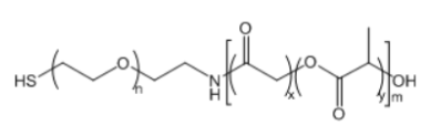 PLGA-PEG-SH；聚乳酸羟基乙酸共聚物聚乙二醇巯基