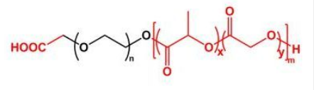 PLGA-PEG-COOH；聚乳酸-羟基乙酸共聚物聚乙二醇羧基；COOH-PEG-PLGA