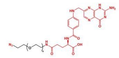 FA-PEG-N3；Folate-PEG-Azide；叶酸聚乙二醇叠氮 
