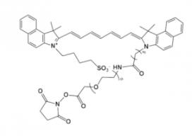 ICG-PEG-NHS  吲哚菁绿-聚乙二醇-活性酯